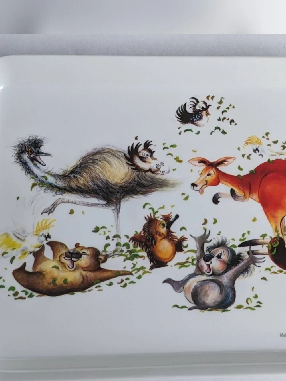 Ashdene Melamine Tray Mandy Foot Aussie Animals Cottagecore - Picture 2 of 7